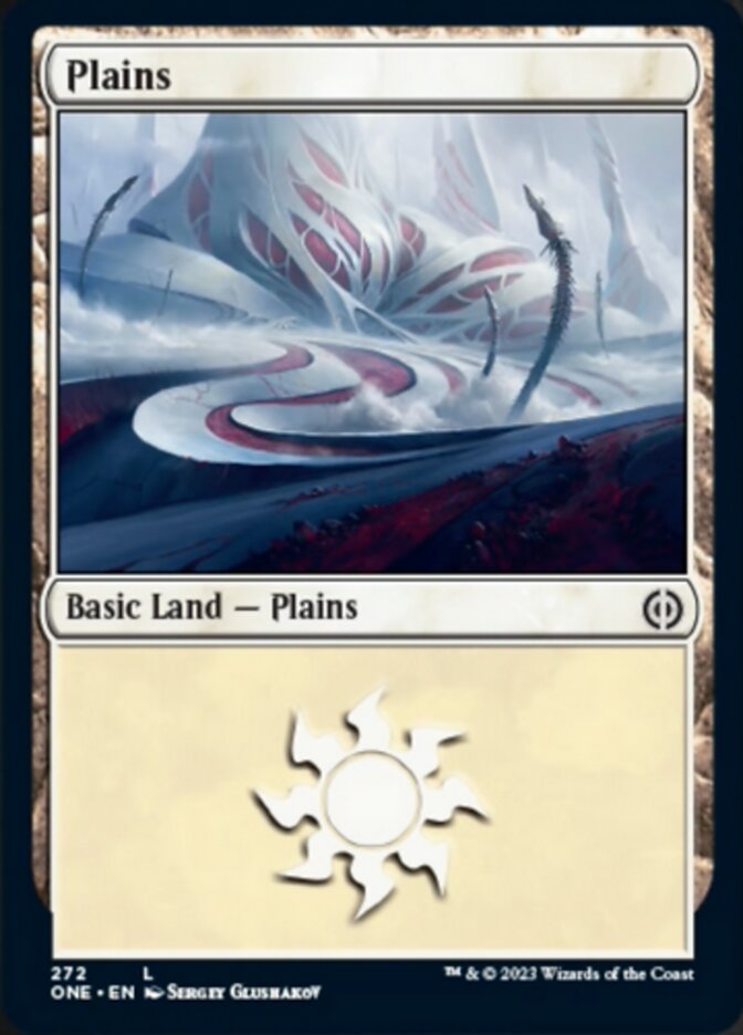 Plains (272) [Phyrexia: All Will Be One] | Event Horizon Hobbies CA