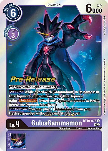 GulusGammamon [BT10-078] [Xros Encounter Pre-Release Cards] | Event Horizon Hobbies CA