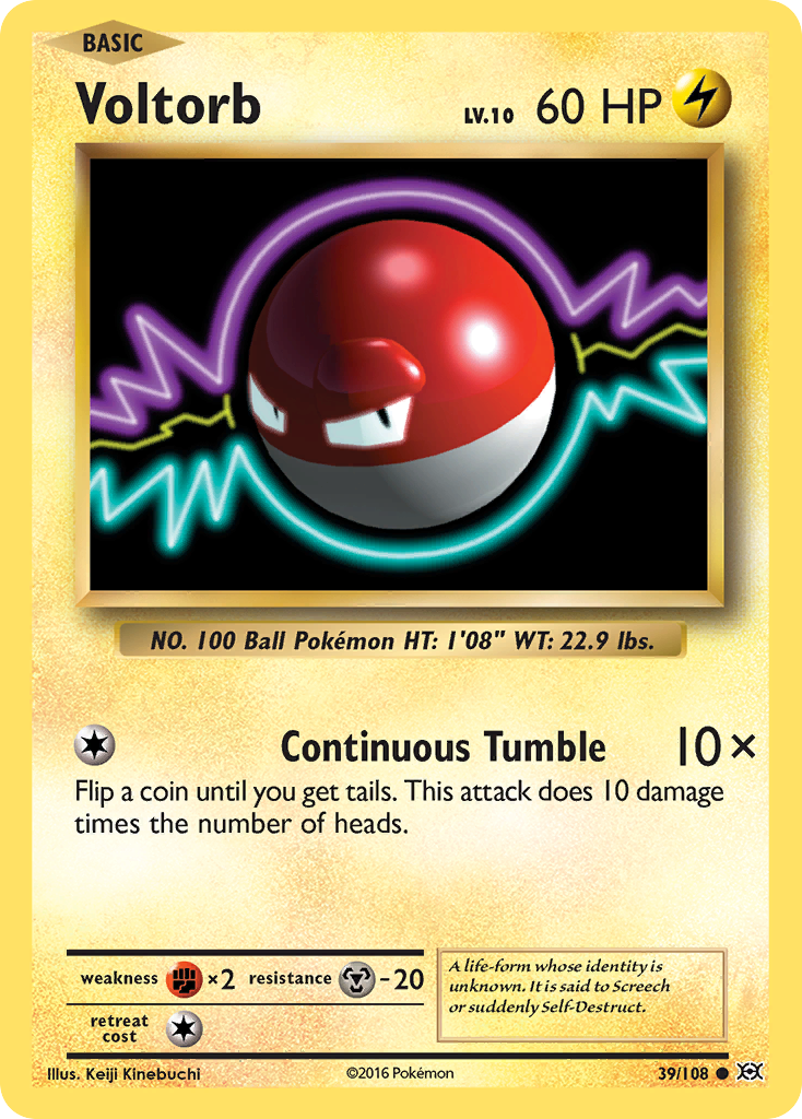 Voltorb (39/108) [XY: Evolutions] | Event Horizon Hobbies CA