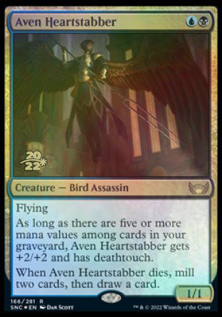 Aven Heartstabber [Streets of New Capenna Prerelease Promos] | Event Horizon Hobbies CA