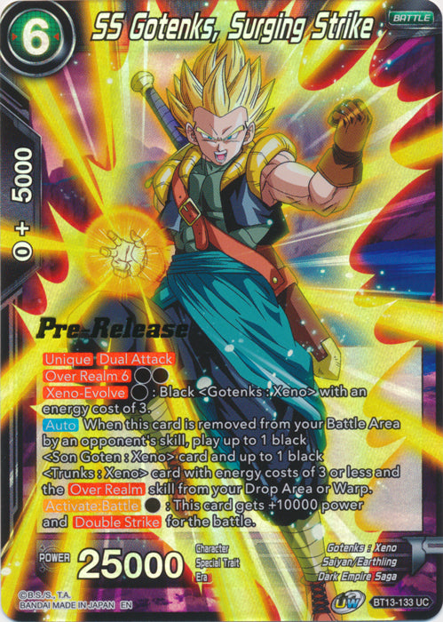 SS Gotenks, Surging Strike (BT13-133) [Supreme Rivalry Prerelease Promos] | Event Horizon Hobbies CA