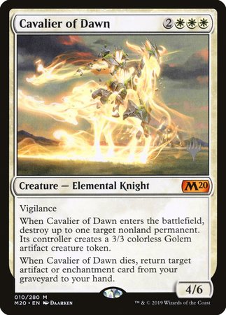 Cavalier of Dawn [Core Set 2020 Promos] | Event Horizon Hobbies CA