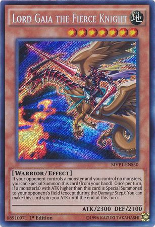 Lord Gaia the Fierce Knight [MVP1-ENS50] Secret Rare | Event Horizon Hobbies CA