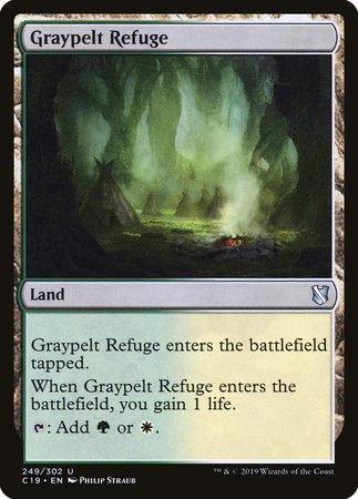 Graypelt Refuge [Commander 2019] | Event Horizon Hobbies CA