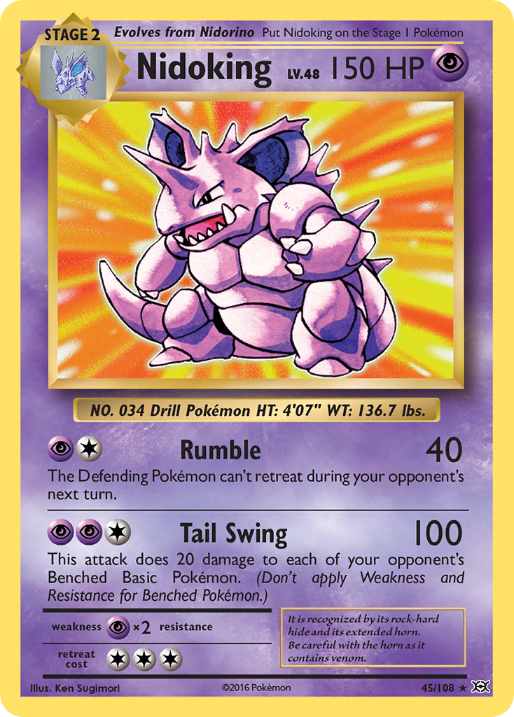 Nidoking (45/108) [XY: Evolutions] | Event Horizon Hobbies CA