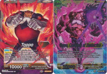 Toppo // Toppo, Candidate of Destruction (EX12-01) [Universe 11 Unison] | Event Horizon Hobbies CA