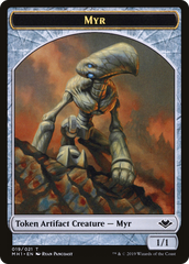 Myr // Thopter Double-Sided Token [Phyrexia: All Will Be One Commander Tokens] | Event Horizon Hobbies CA