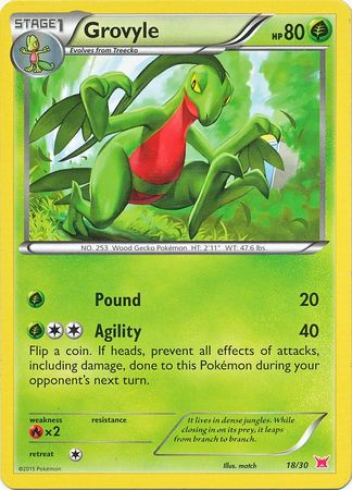 Grovyle (18/30) [XY: Trainer Kit 2 - Latias] | Event Horizon Hobbies CA