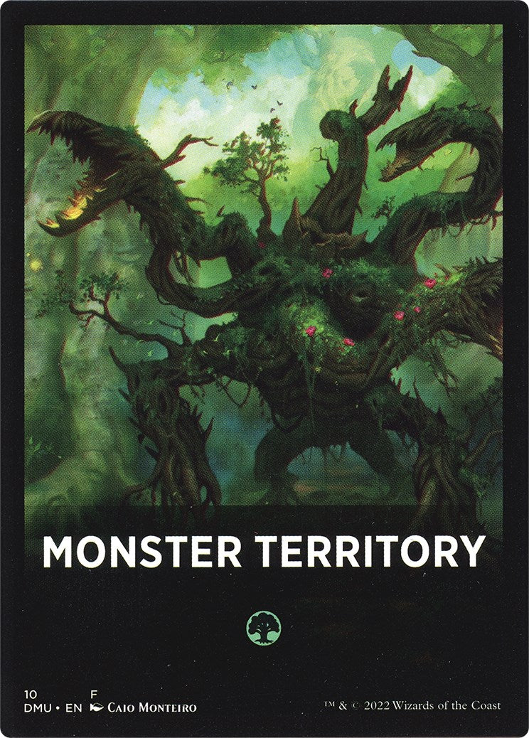 Monster Territory Theme Card [Dominaria United Tokens] | Event Horizon Hobbies CA