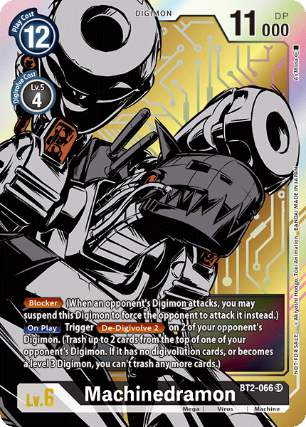 Machinedramon [BT2-066] (Alternate Art) [Release Special Booster Ver.1.0] | Event Horizon Hobbies CA