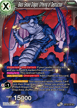 Black Smoke Dragon, Offering of Destruction (Uncommon) (BT13-124) [Supreme Rivalry] | Event Horizon Hobbies CA