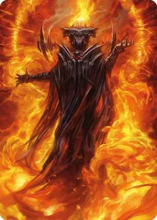 Sauron, the Dark Lord Art Card [The Lord of the Rings: Tales of Middle-earth Art Series] | Event Horizon Hobbies CA