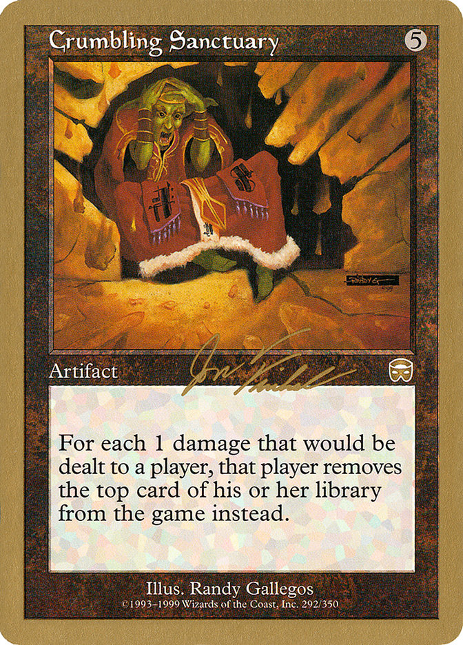 Crumbling Sanctuary (Jon Finkel) [World Championship Decks 2000] | Event Horizon Hobbies CA