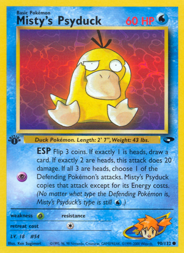 Misty's Psyduck (90/132) [Gym Challenge 1st Edition] | Event Horizon Hobbies CA