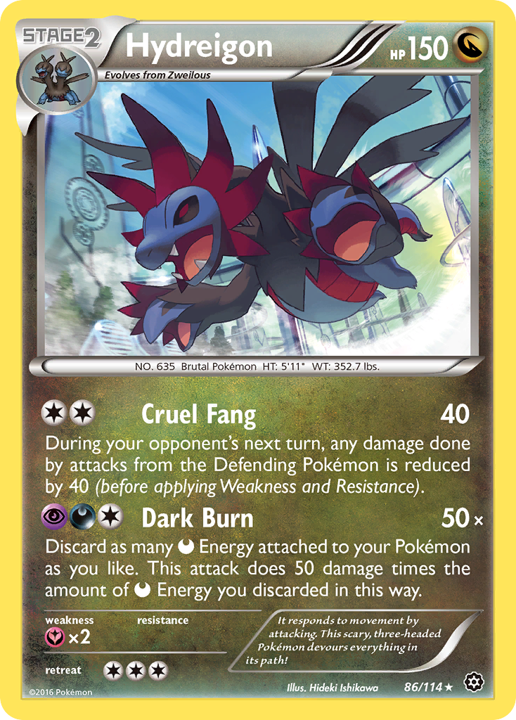 Hydreigon (86/114) [XY: Steam Siege] | Event Horizon Hobbies CA