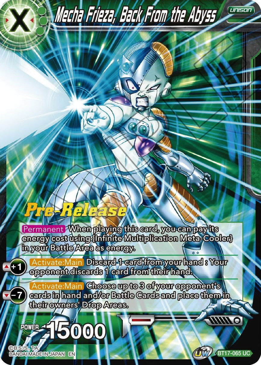 Mecha Frieza, Back From the Abyss (BT17-065) [Ultimate Squad Prerelease Promos] | Event Horizon Hobbies CA
