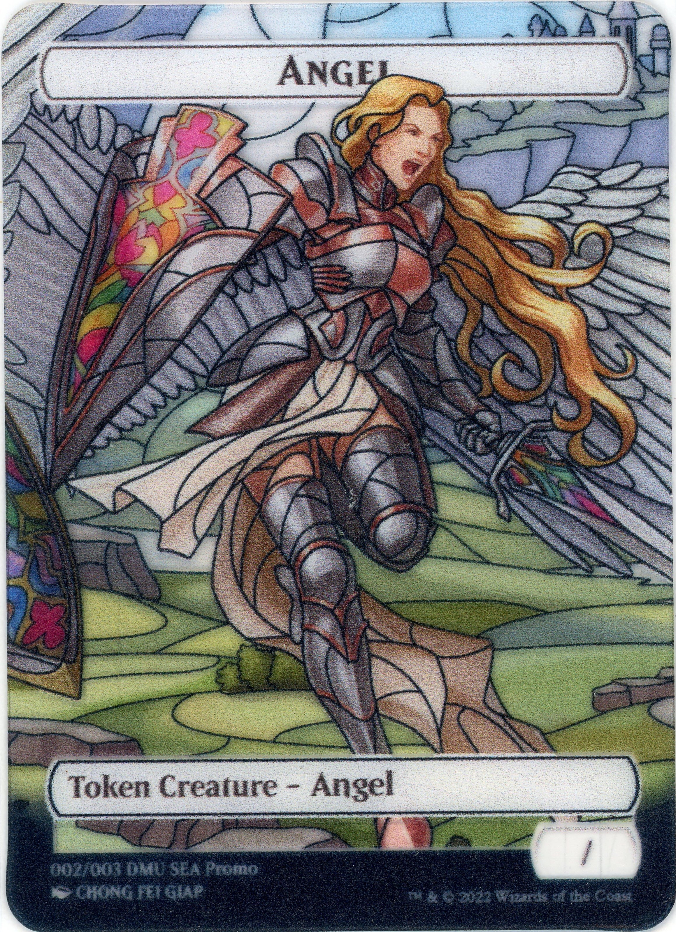 Angel Token (SEA Exclusive) [Dominaria United Tokens] | Event Horizon Hobbies CA