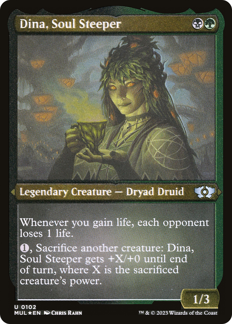 Dina, Soul Steeper (Foil Etched) [Multiverse Legends] | Event Horizon Hobbies CA