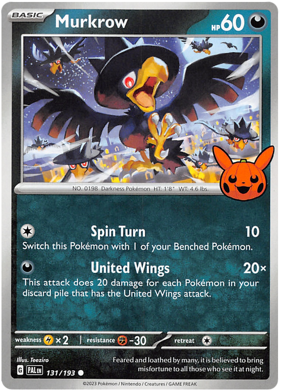 Murkrow (131/193) [Trick or Trade 2023] | Event Horizon Hobbies CA