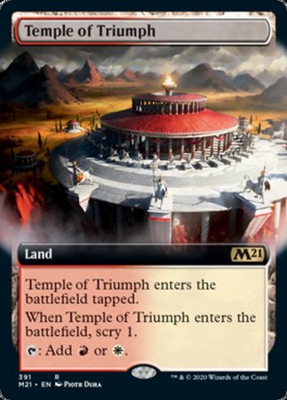 Temple of Triumph (Extended Art) [Core Set 2021] | Event Horizon Hobbies CA