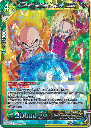 Krillin and Android 18, Power Couple (DB1-093) [Dragon Brawl] | Event Horizon Hobbies CA