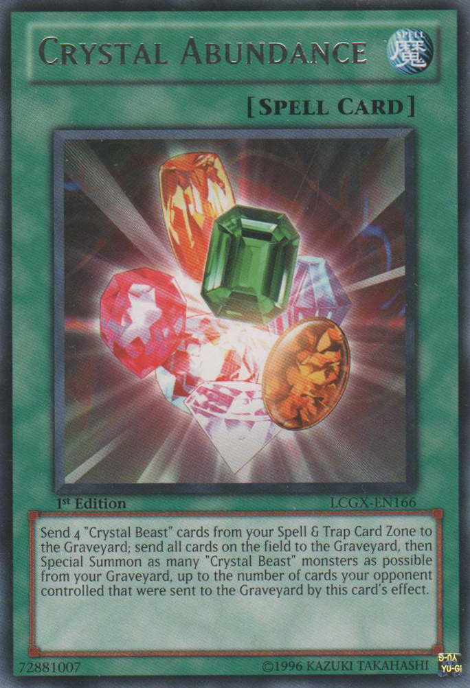 Crystal Abundance [LCGX-EN166] Rare | Event Horizon Hobbies CA