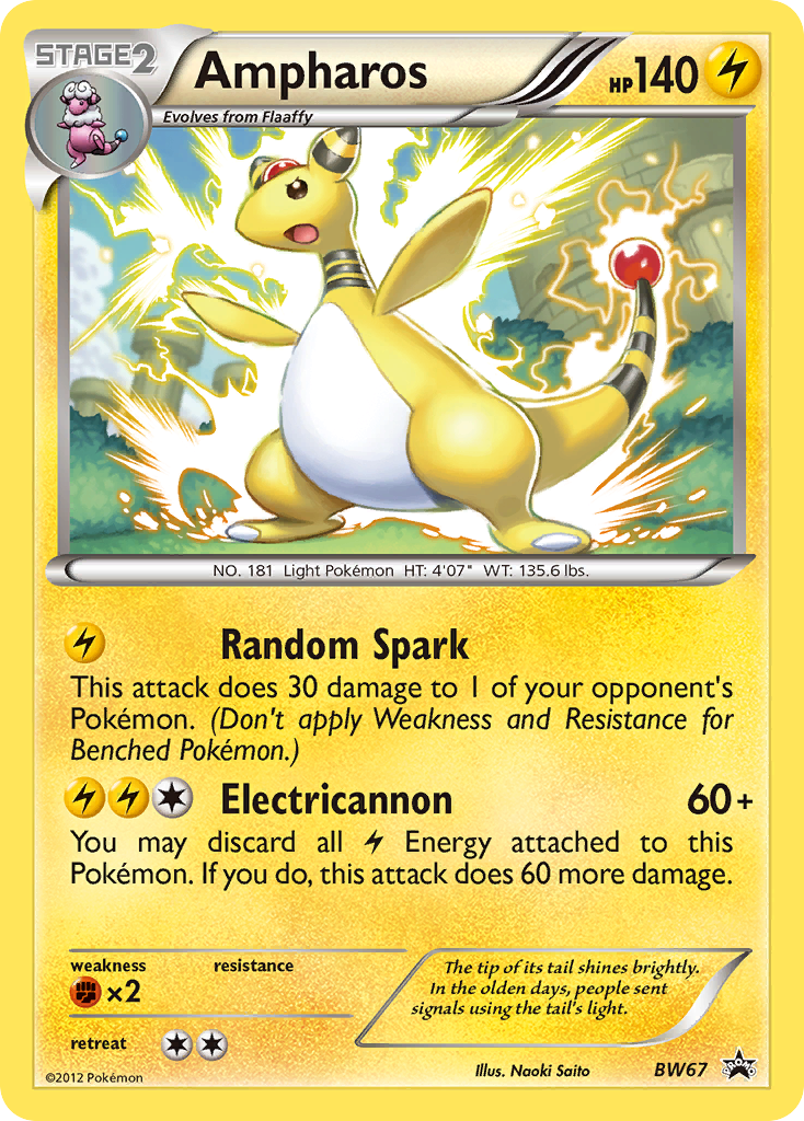 Ampharos (BW67) [Black & White: Black Star Promos] | Event Horizon Hobbies CA