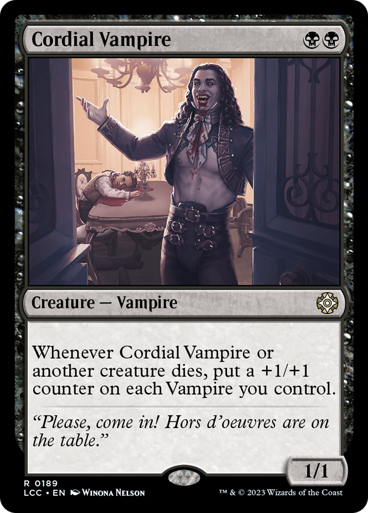 Cordial Vampire [The Lost Caverns of Ixalan Commander] | Event Horizon Hobbies CA