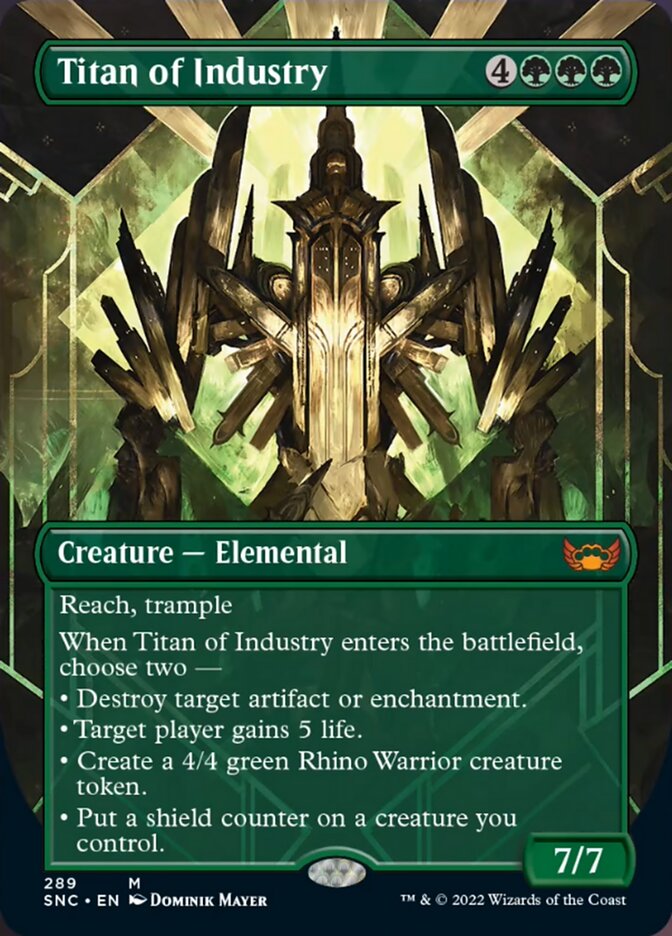 Titan of Industry (Borderless Alternate Art) [Streets of New Capenna] | Event Horizon Hobbies CA