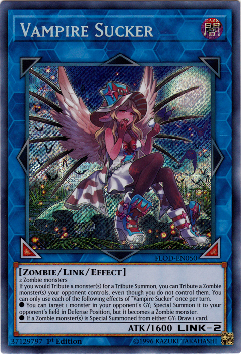 Vampire Sucker [FLOD-EN050] Secret Rare | Event Horizon Hobbies CA