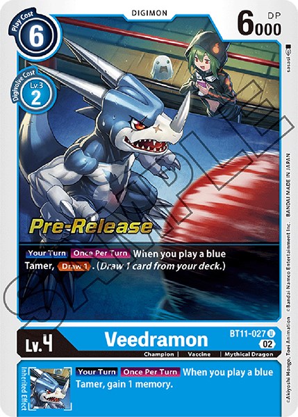 Veedramon [BT11-027] [Dimensional Phase Pre-Release Promos] | Event Horizon Hobbies CA