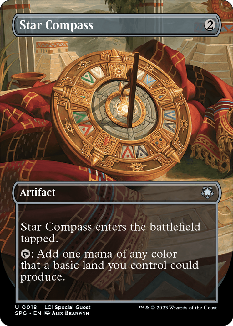 Star Compass (Borderless) [The Lost Caverns of Ixalan Special Guests] | Event Horizon Hobbies CA