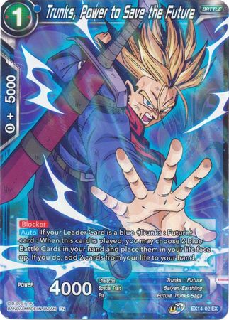 Trunks, Power to Save the Future (EX14-02) [Battle Advanced] | Event Horizon Hobbies CA