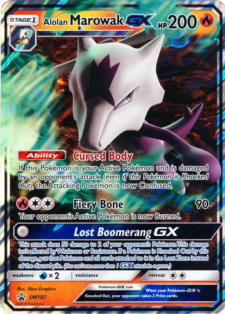 Alolan Marowak GX (SM187) (Jumbo Card) [Sun & Moon: Black Star Promos] | Event Horizon Hobbies CA