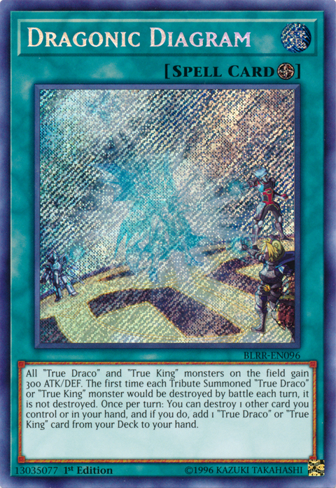 Dragonic Diagram [BLRR-EN096] Secret Rare | Event Horizon Hobbies CA