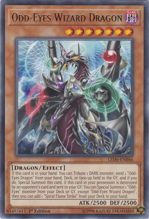 Odd-Eyes Wizard Dragon [LED6-EN046] Rare | Event Horizon Hobbies CA