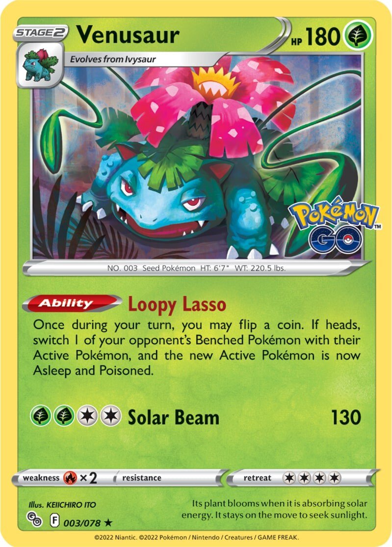 Venusaur (003/078) [Pokémon GO] | Event Horizon Hobbies CA