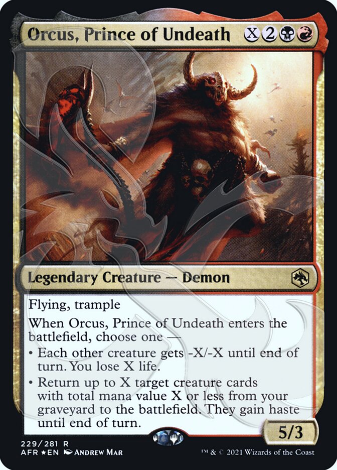 Orcus, Prince of Undeath (Ampersand Promo) [Dungeons & Dragons: Adventures in the Forgotten Realms Promos] | Event Horizon Hobbies CA