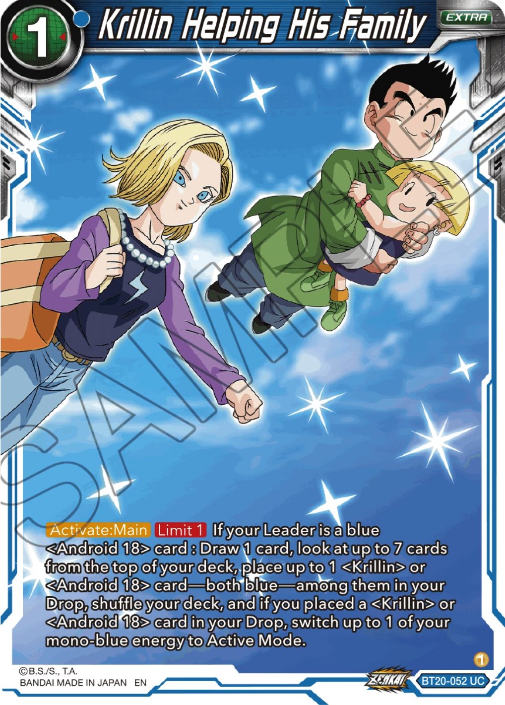 Krillin Helping His Family (BT20-052) [Power Absorbed] | Event Horizon Hobbies CA