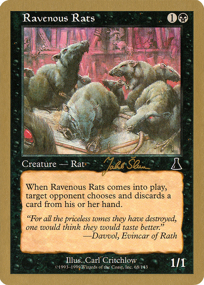 Ravenous Rats (Jakub Slemr) [World Championship Decks 1999] | Event Horizon Hobbies CA