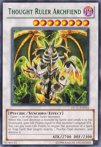 Thought Ruler Archfiend (Green) [DL11-EN014] Rare | Event Horizon Hobbies CA