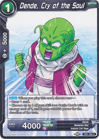 Dende, Cry of the Soul (DB1-083) [Dragon Brawl] | Event Horizon Hobbies CA