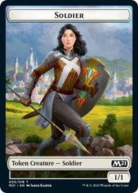 Soldier // Weird Double-sided Token [Core Set 2021 Tokens] | Event Horizon Hobbies CA