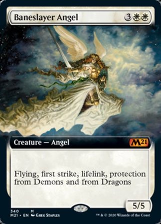 Baneslayer Angel (Extended Art) [Core Set 2021] | Event Horizon Hobbies CA