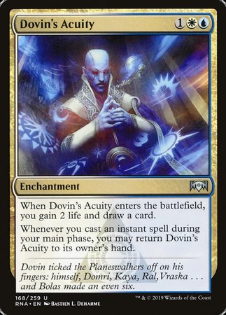 Dovin's Acuity [Ravnica Allegiance] | Event Horizon Hobbies CA