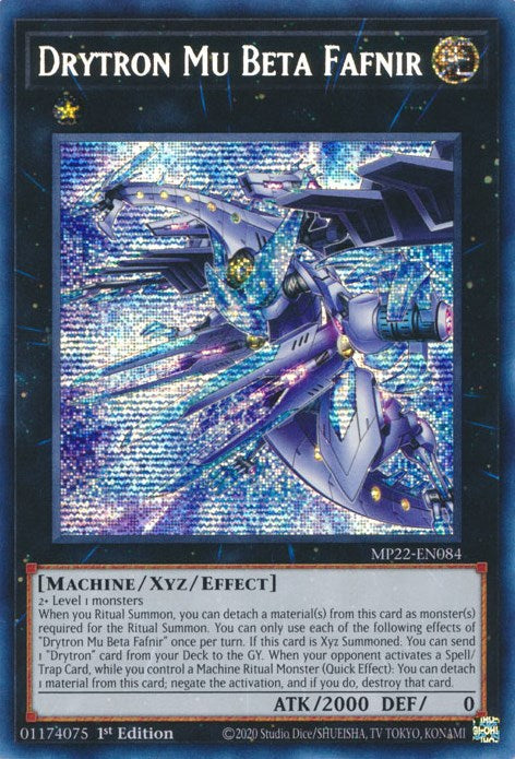 Drytron Mu Beta Fafnir [MP22-EN084] Prismatic Secret Rare | Event Horizon Hobbies CA