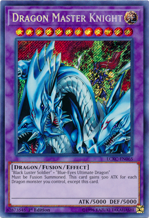 Dragon Master Knight [LCKC-EN065] Secret Rare | Event Horizon Hobbies CA