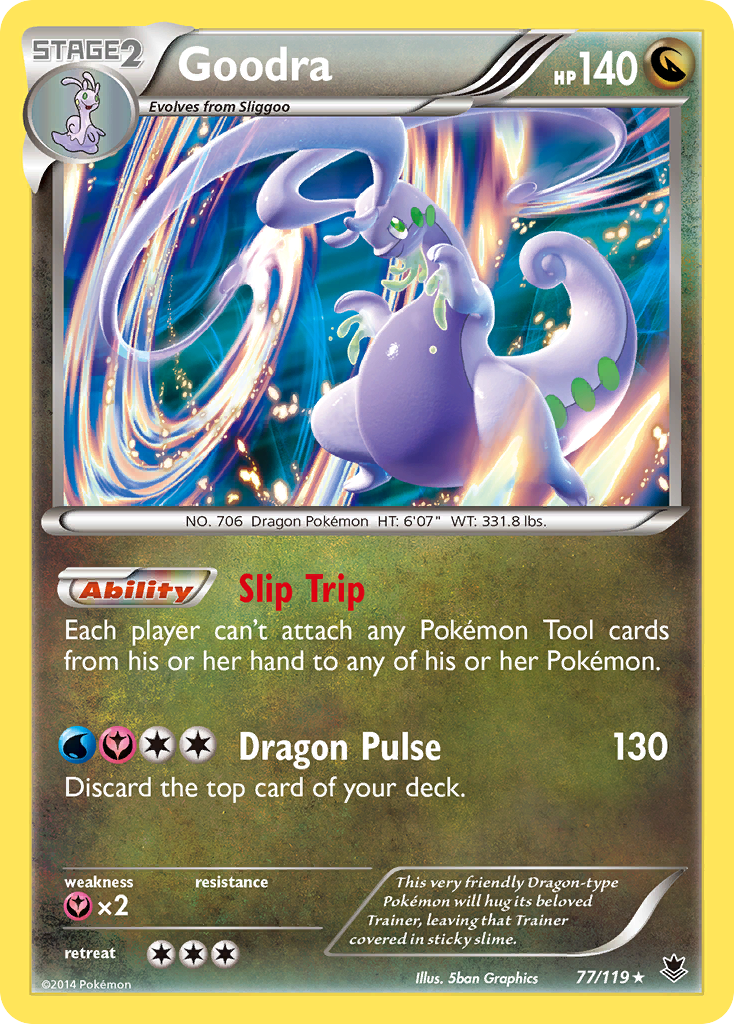 Goodra (77/119) [XY: Phantom Forces] | Event Horizon Hobbies CA