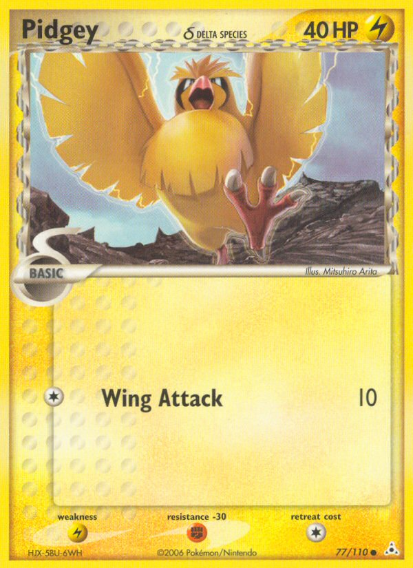 Pidgey (77/110) (Delta Species) [EX: Holon Phantoms] | Event Horizon Hobbies CA