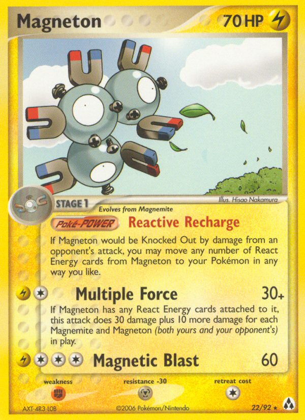 Magneton (22/92) [EX: Legend Maker] | Event Horizon Hobbies CA